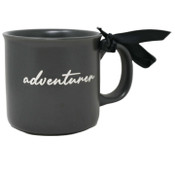 Wholesale - Matte Camper Mug with Debossed "Adventure" on Outside Nicole Miller C/P 36, UPC: 195010112628